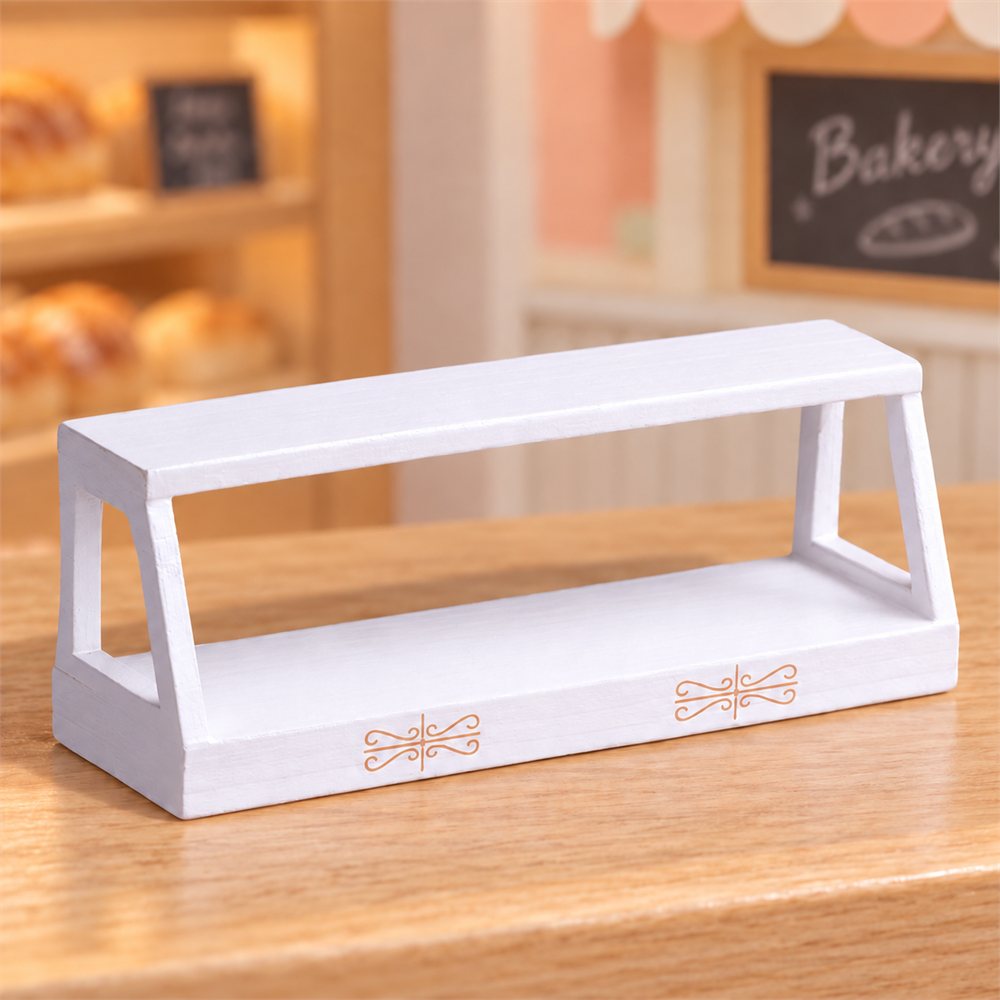 Cat Bakery Miniature Set, Bread Shop Desk Decor, Baker Gift
