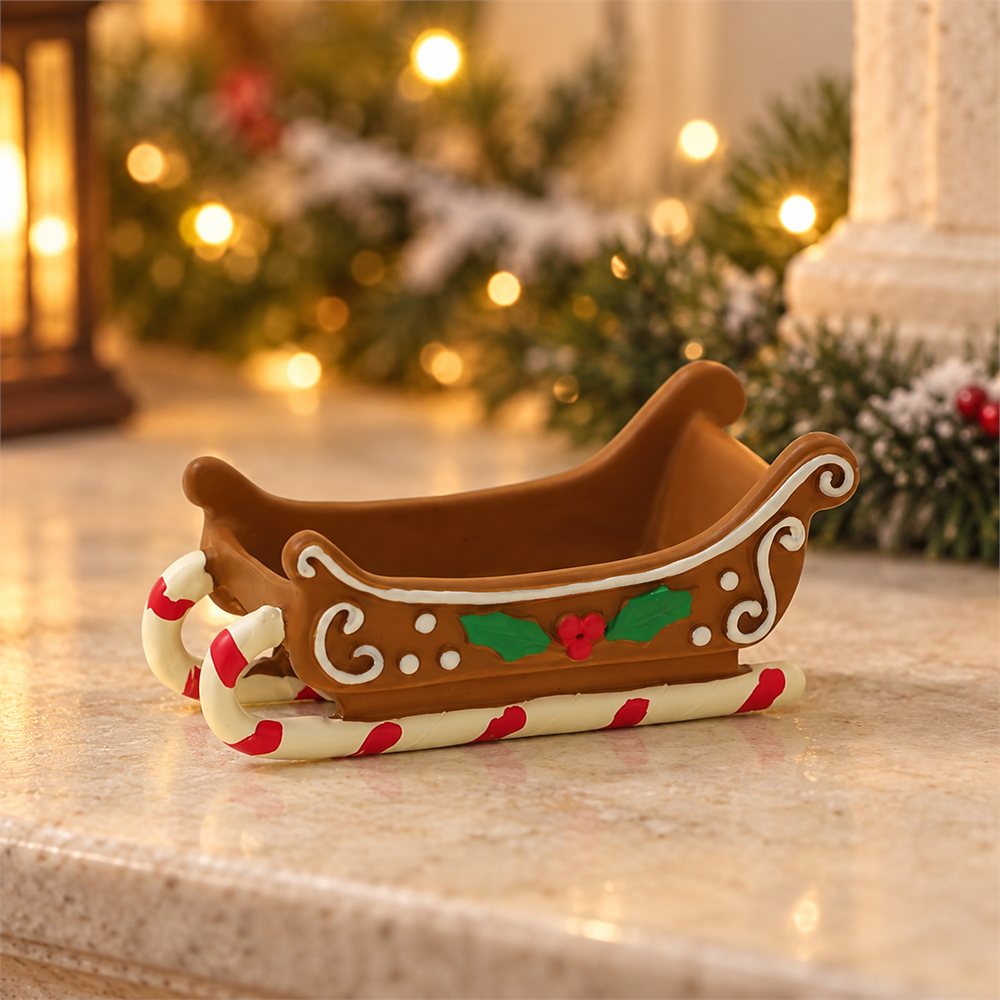 Christmas Train Night Light, Reindeer Holiday Figurine, Christmas Decor